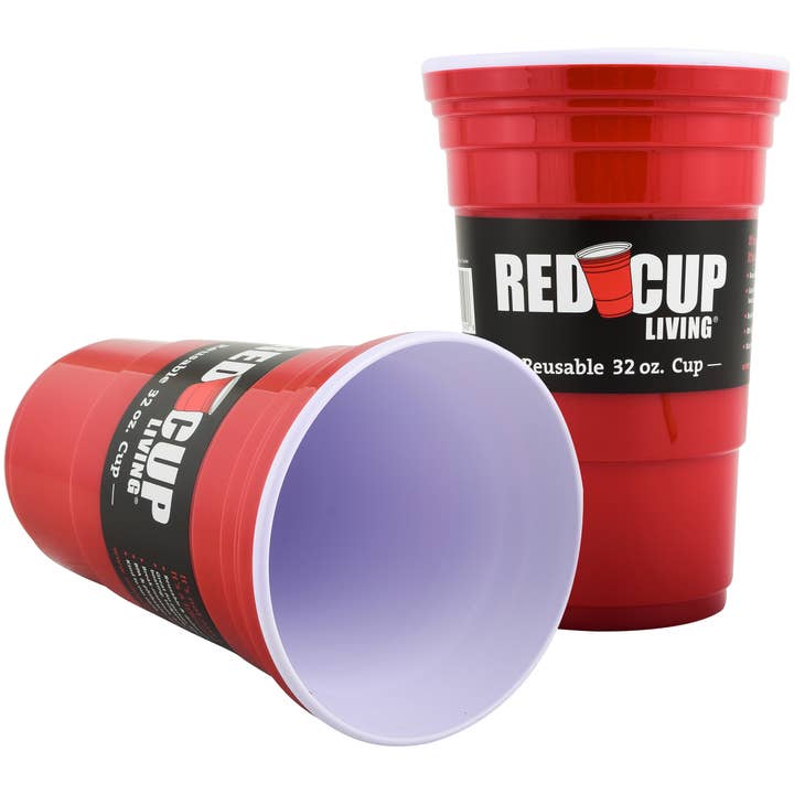 Red Cup Living - Vendita all'ingrosso Tazze monouso - Red Cup Living - Bicchiere per bevande riutilizzabile, 32 once, senza BPA1