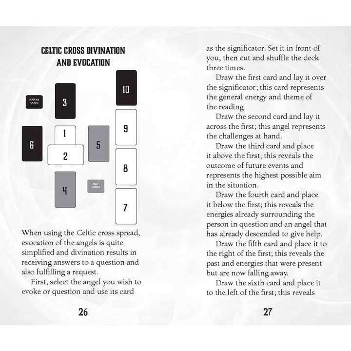 Simon & Schuster - Wholesale Tarot Cards - Angel Tarot Pocket Edition by Travis McHenry6