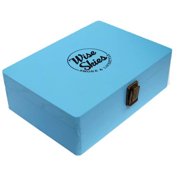 Blue Ashwood Storage Rolling Box Accessory Home Giftware for wholesale by SFW Trade