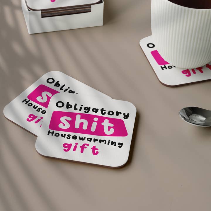 Cheeky Chops Cards & Wanky Candles - Vendita all'ingrosso Sottobicchiere - SOTTOBICCHIERE - Regalo obbligatorio per riscaldare la casa - COASTER121