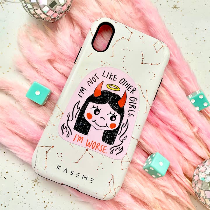 Happyish Brand - Wholesale Sticker - I'm Not Like Other Girls... I'm Worse. - Cute Sticker - Pink2