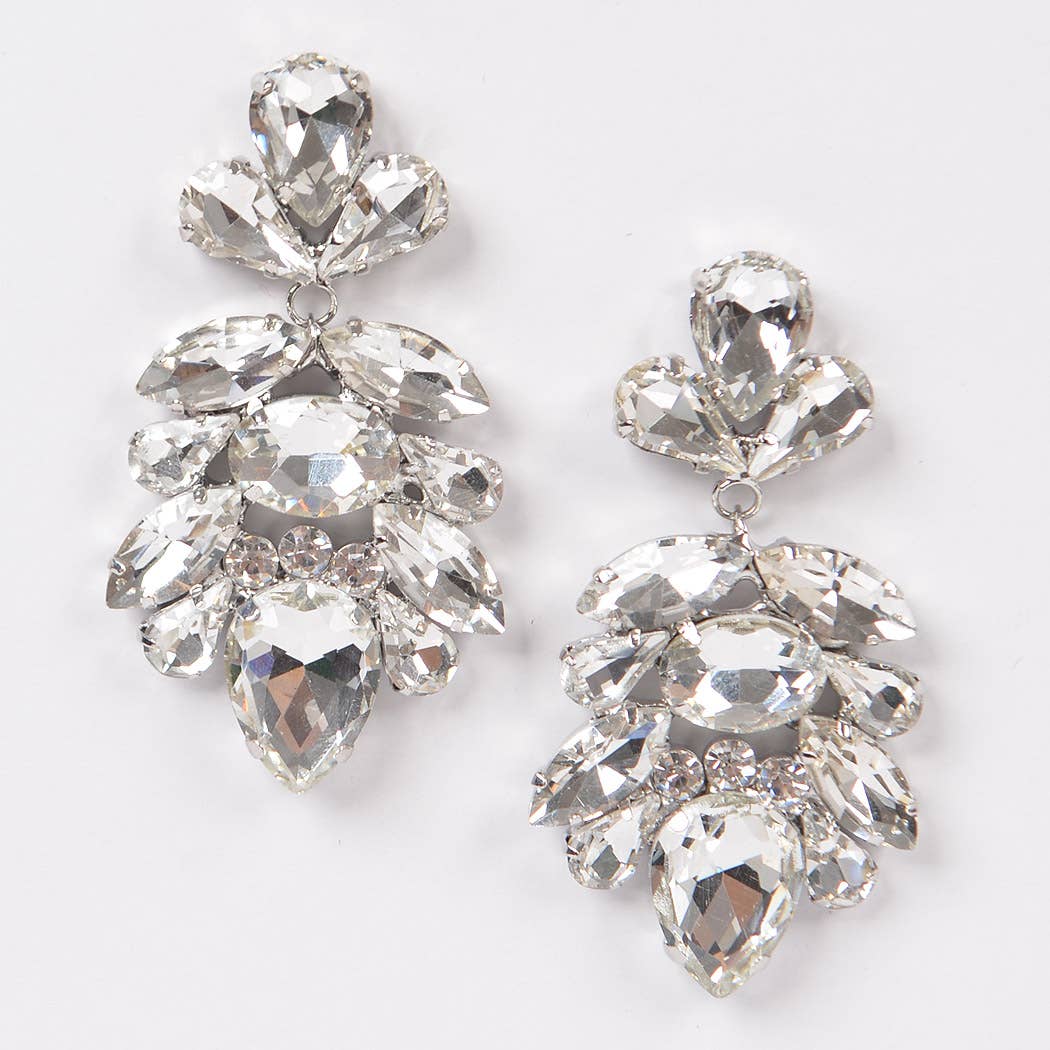 3AM BY H&D ACCESSORIES - Wholesale Dangle Earrings - Multi Stone Party Earring4