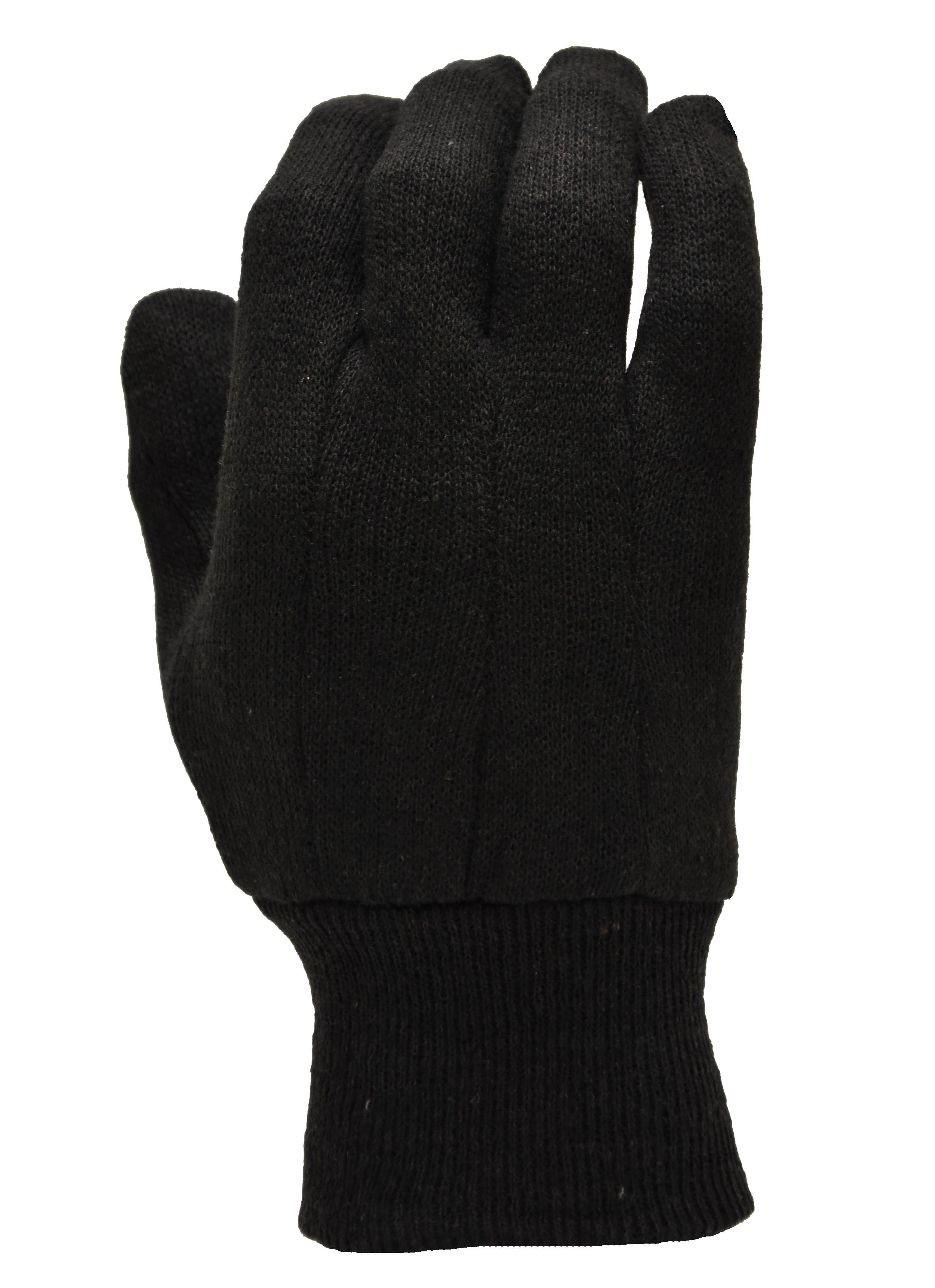 G & F Products - Wholesale Gloves - Unisex - Heavy Weight 9OZ. Brown Jersey Work Gloves, 12 pairs9