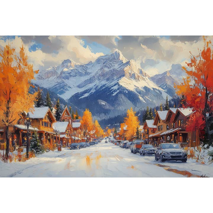 Kanadensiska Rocky Mountain-vykort för wholesale av Canmore Memories