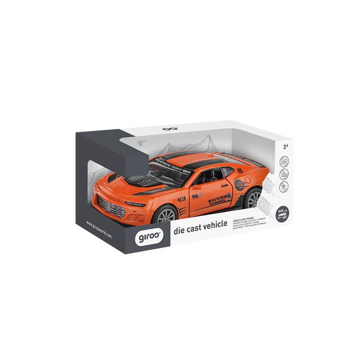 AJ Aguiar - Wholesale Toy Car/Truck - Kids - Alloy Car Spins 3 Assorted. Pull Back 1:32 Dis-124