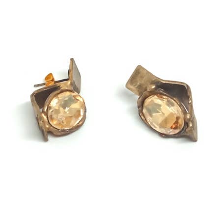 Secret Nest Ohrringe aus Messing für den Großhandel von Thomas Ayers Jewellery