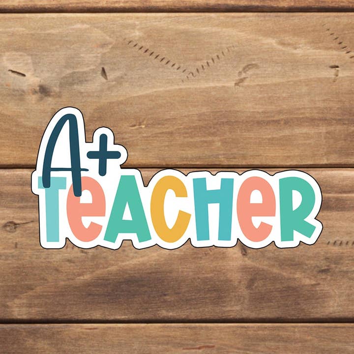 Autocollant A-Plus-Teacher pour la vente par C3DAR Design