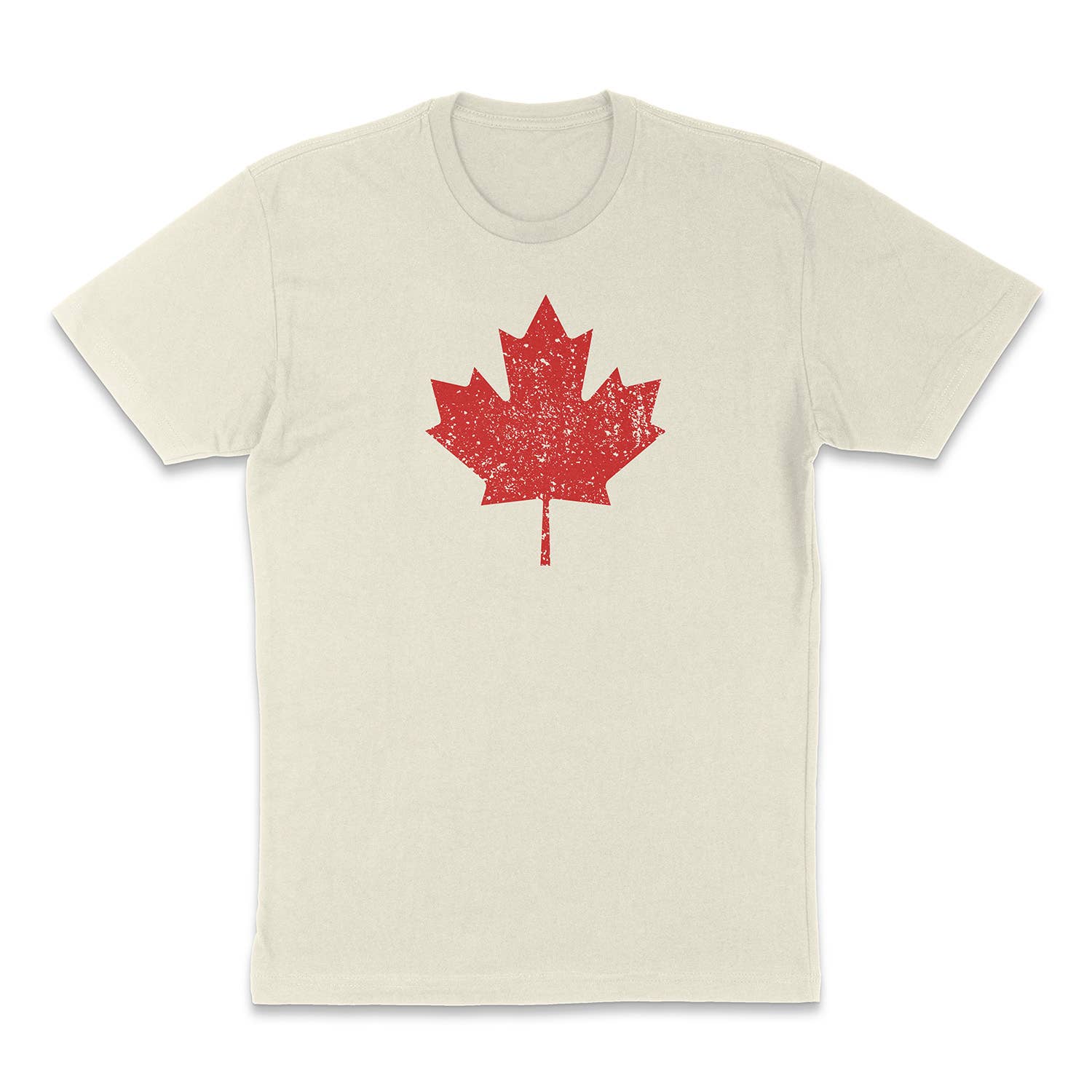 Lucky Luna Apparel - Wholesale Screen Printed T-Shirt - Women's - Distressed Maple Leaf Shirt2