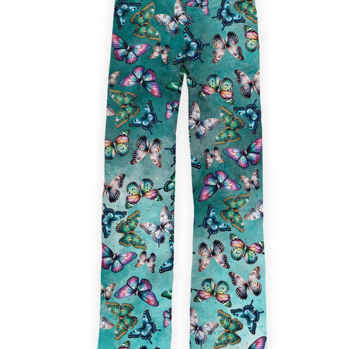 BRIEF INSANITY – wholesale Sleepwear bottom – women's – Butterfly Pajama Lounge Pants