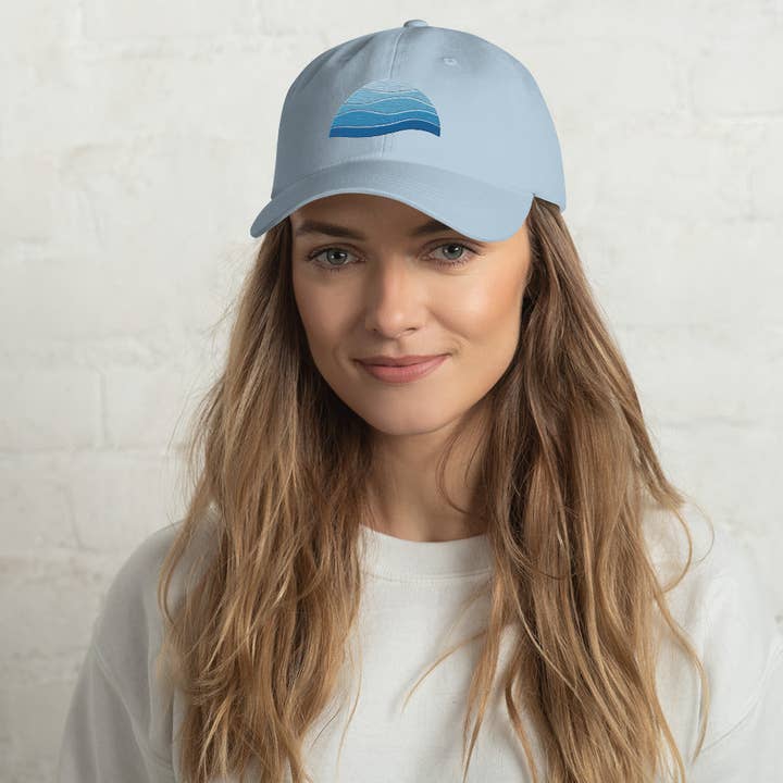 Floatsup Blue Waves Dad Hat for wholesale by Floatsup