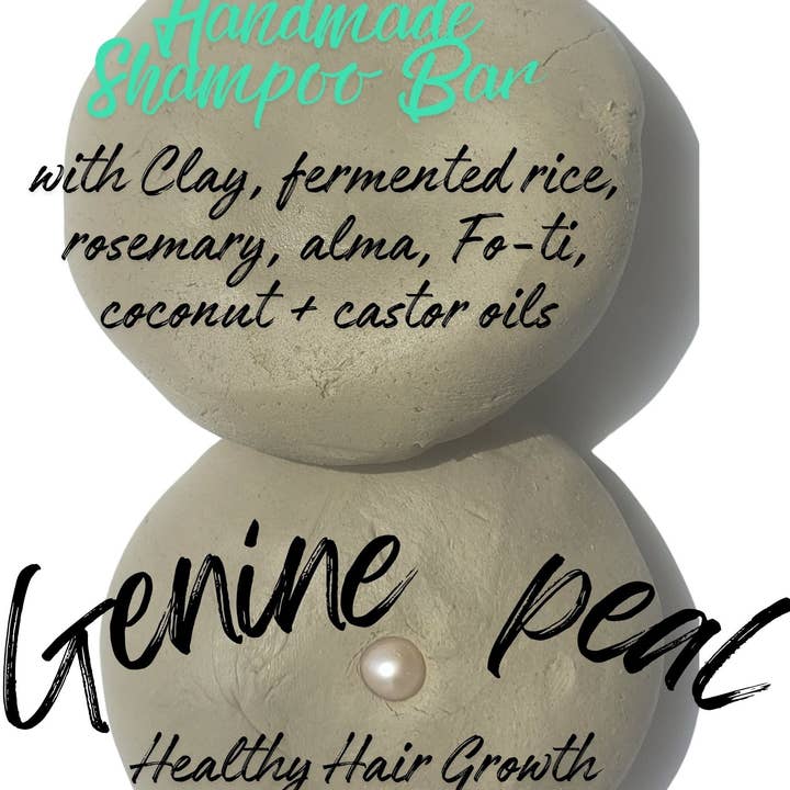 gbb Goodbetterbest Skin - Wholesale Shampoo Puck/Solid Shampoo - Handmade Healthy hair-growth enhancing Shampoo Bar 100g with Holistic mindful energy for scalp and hair fermented rice, rosemary, alma, biotin, keratin, genuine pearl…2