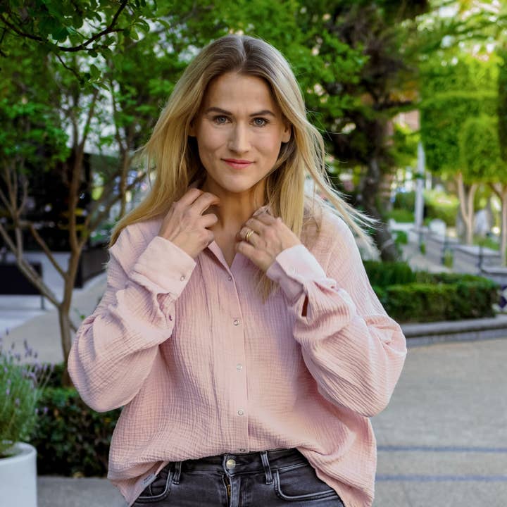 Oversized Muslin Blouse "Maja" for wholesale by hutch&putch