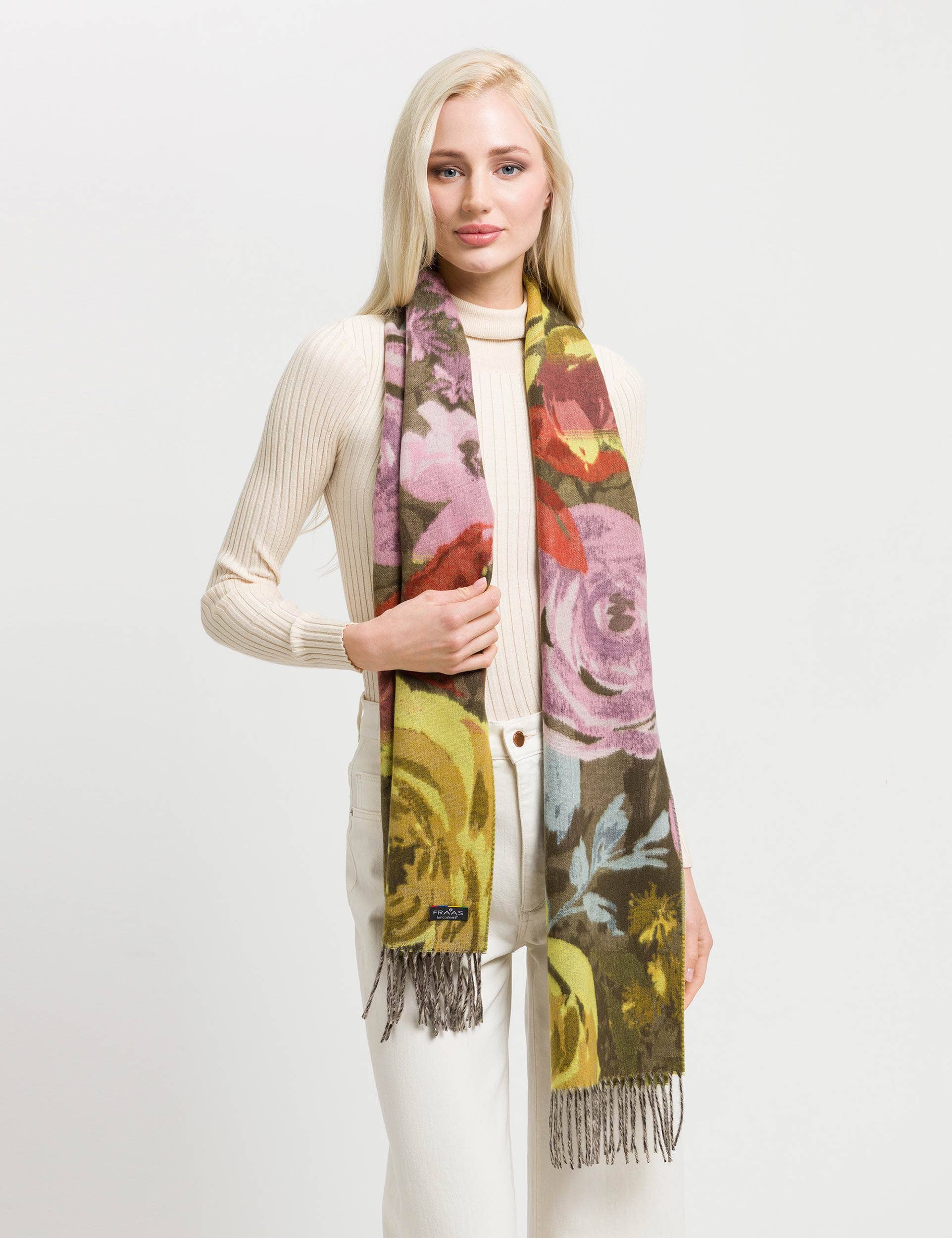 FRAAS - The Scarf Company - Vente Écharpe – femme - Romantic Roses Cashmink19