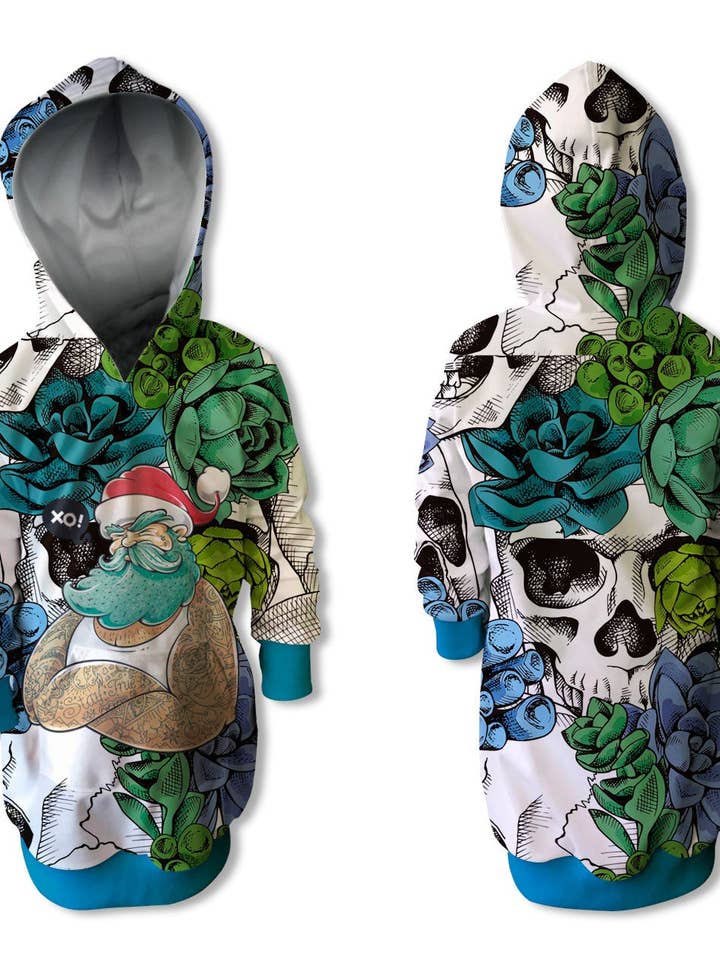 Robe-sweat Hipster Père Noël pour enfant | CAN-VESTN.13 pour la vente par Fishikii