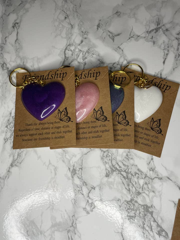 Llavero de la suerte corazón para venta al por mayor de Lovely Gifts by Felicia