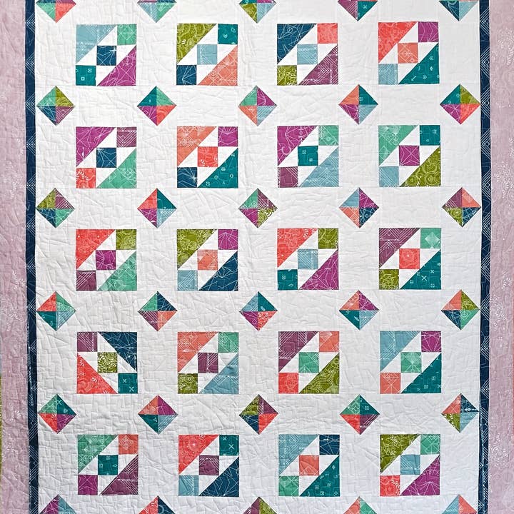 Purple Daisy Quilt Designs - Wholesale Quilt - Quinn Quilt Pattern7