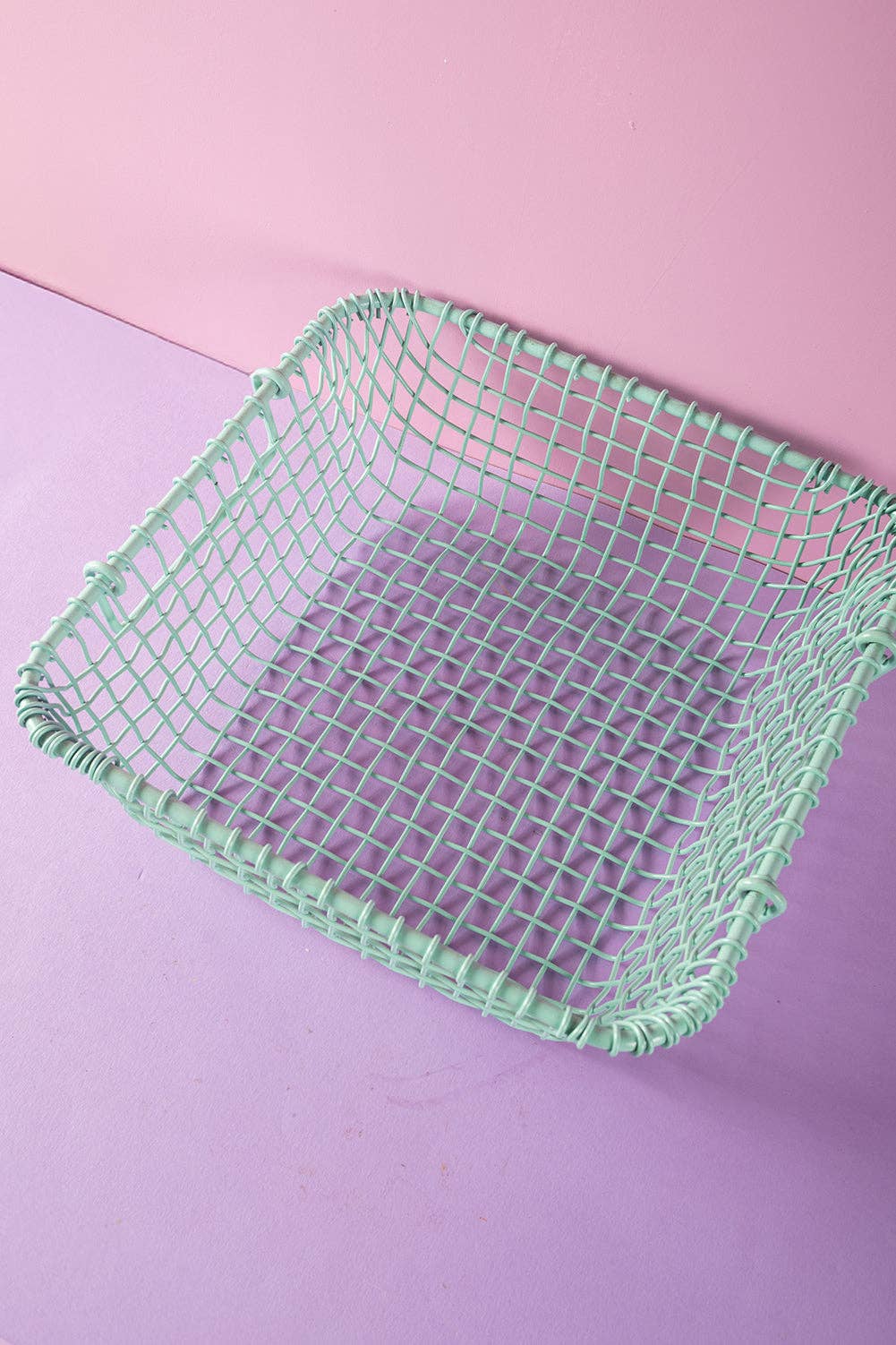 Ian Snow Ltd - Vente Paniers - Panier de chemin de fer en métal bleu clair3