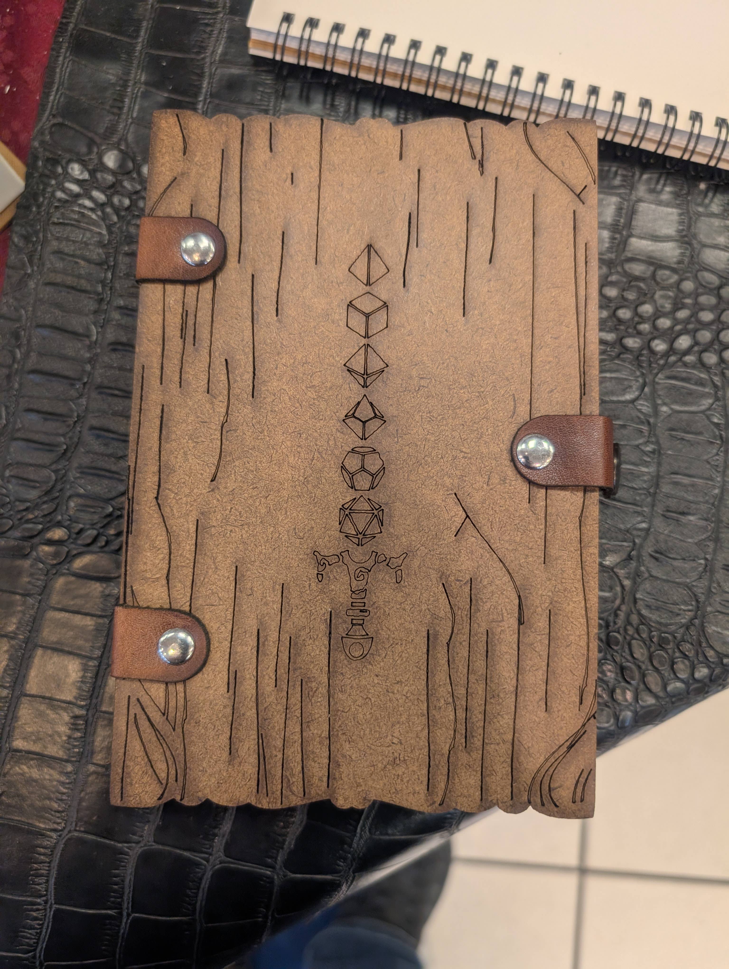 The Nerdy Wolf - Wholesale Journal/Diary - Journal Kit with Glass Dip Pen, Ink, and Wood Gift Box16