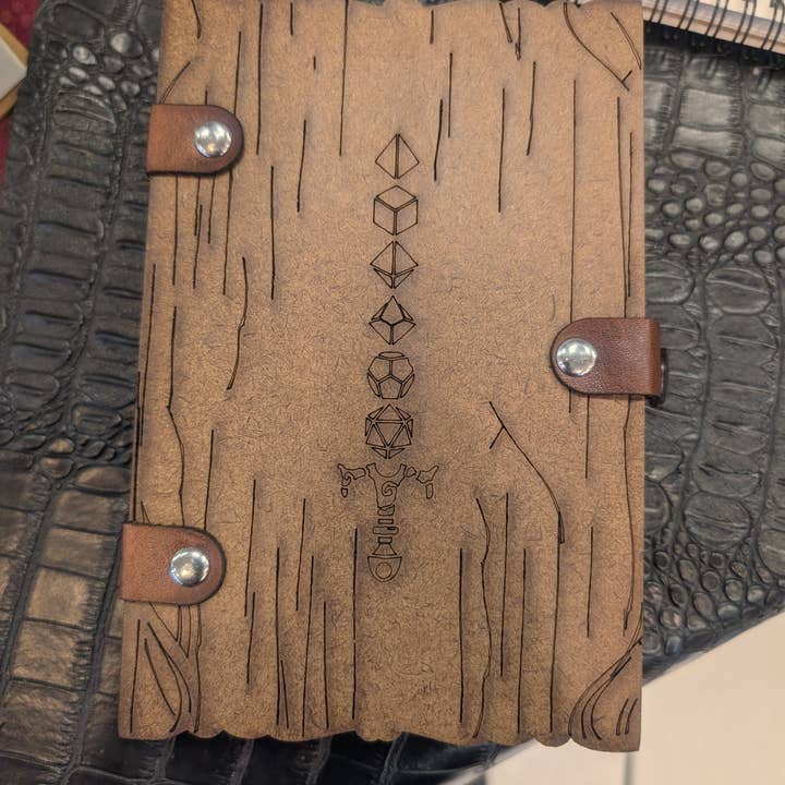 The Nerdy Wolf - Wholesale Journal/Diary - Journal Kit with Glass Dip Pen, Ink, and Wood Gift Box16