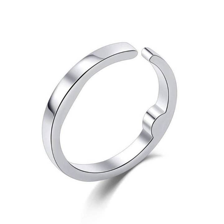 My Wholesale Warehouse – wholesale Band/stacked ring – Acusnore Sterling Silver 2 Pressure Point Snoring Ring