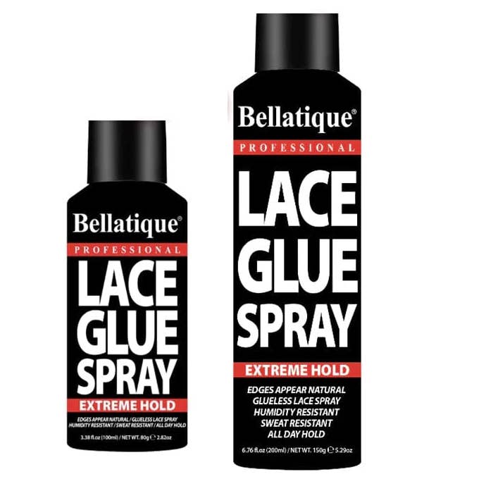 BELLATIQUE LACE MELTING SPRAY MAXIMUM HOLD EXTEME HOLD METAL for wholesale by Majestic Wholesale