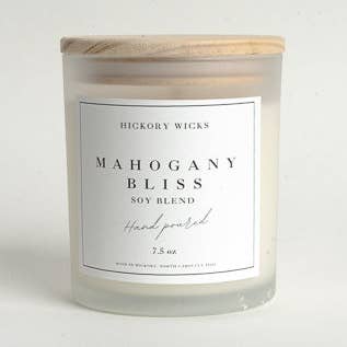 Mahogany Bliss Parvus Candle for wholesale by Hickory Wicks