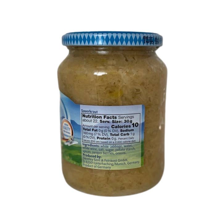 Tigertail – Großhandel Soße – Develey Mildes bayerisches Sauerkraut