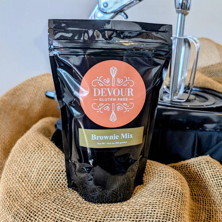 Gluten Free Brownie Mix for wholesale by DEVOUR Gluten Free