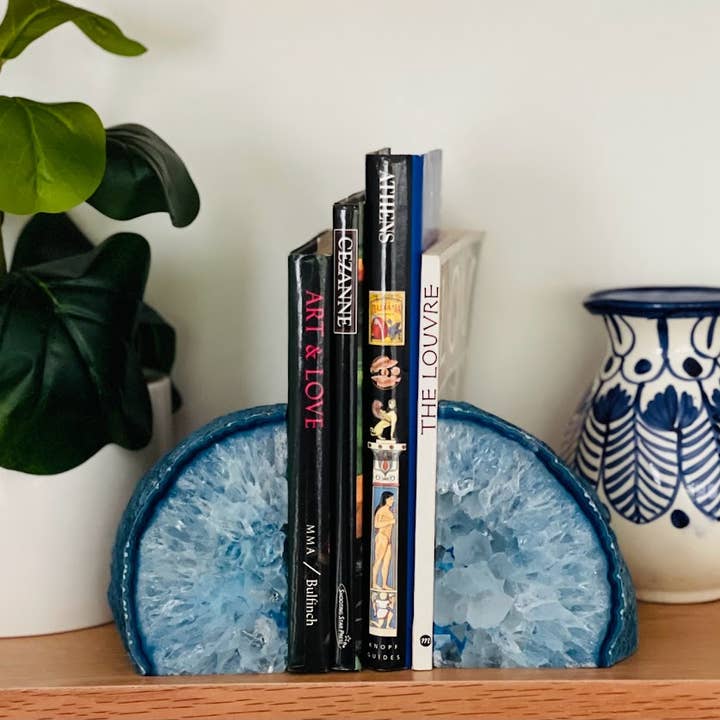 Artisansmx - Wholesale Bookend - Agate Home Decor Unique Brazilian Stone Bookend
