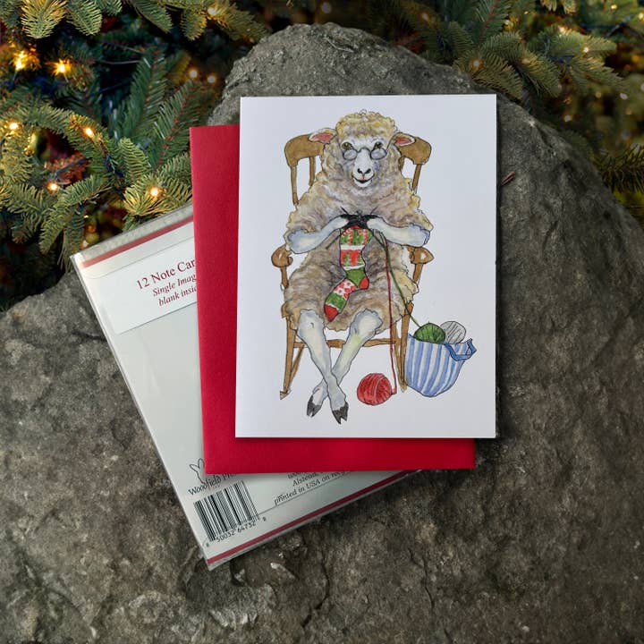 Woodfield Press - Wholesale Stationery/Notecard Set - 17101B Fleece Navidad Notecard Boxed Set