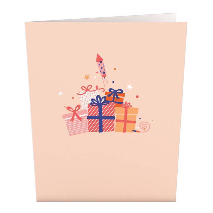 Lovepop Cards - Wholesale Birthday Card - Happy Birthday Gift Cake: 4.5x5.9'' Card, Birthday Cards3