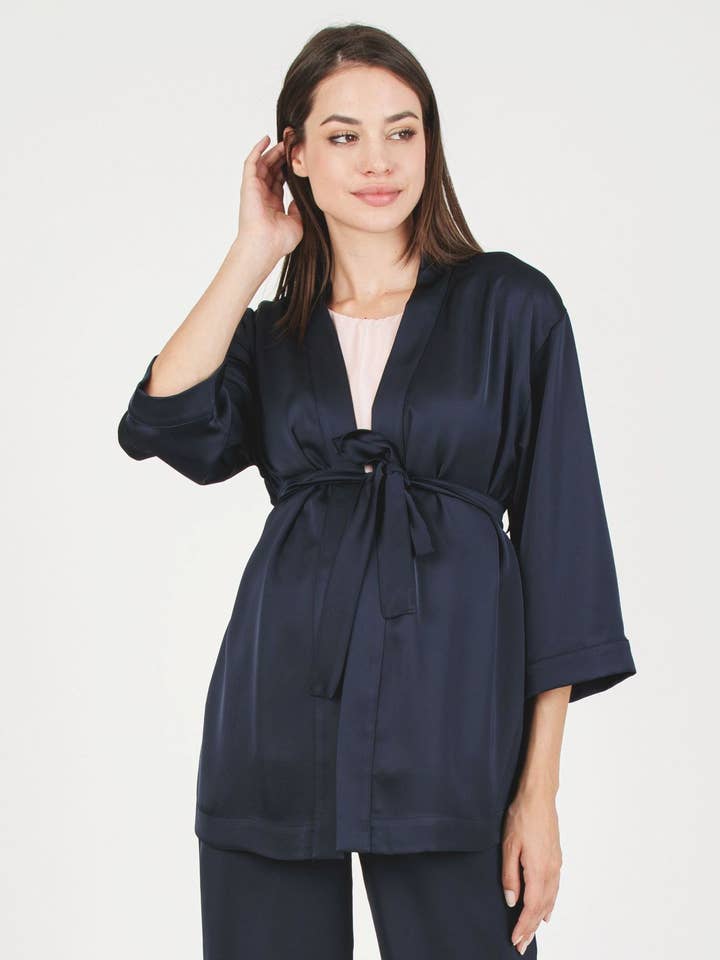 ATTESA Maternity by Vittorio Martinelli srl – wholesale Kimono – Women's – Dahlia - maternity kimono