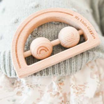 My Little Giggles - Vente Hochet mobile – bébé - Hochet de dentition arc-en-ciel1