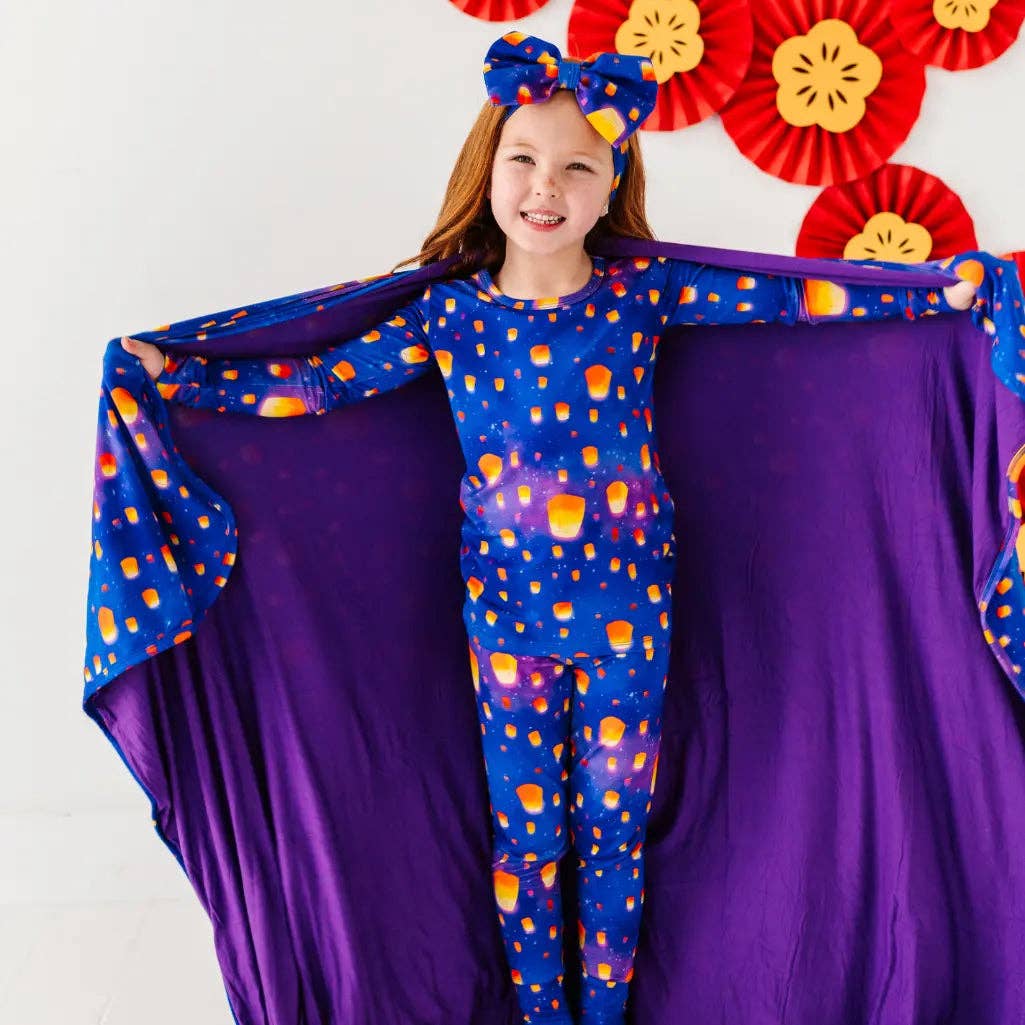 Dreambly Me - Wholesale Bedding Blanket - Kids & Baby - Sky Lanterns Blanket1