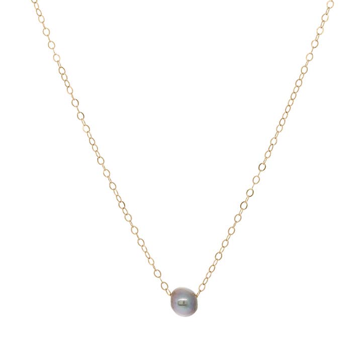 Collana Ellie Silver Petite Pearl per la vendita all'ingrosso da parte di CARDEN AVENUE