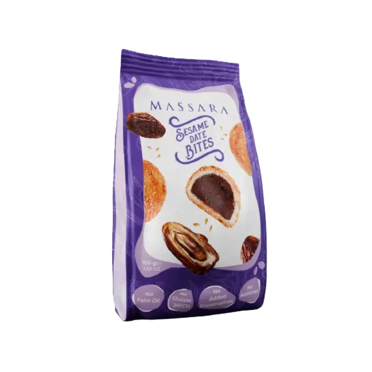 Biggbrands GmbH - Wholesale Cookie - Massara Sesame Date Bites 100 g0
