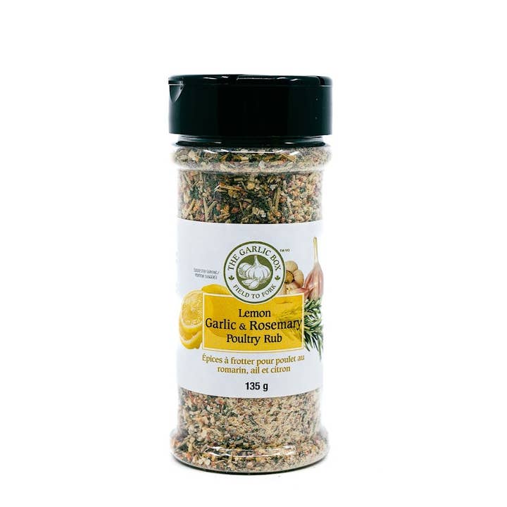 Lemon Garlic & Rosemary Poultry Rub for wholesale by The Garlic Box