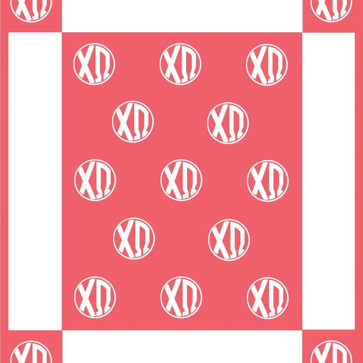 Over The Moon Greek - Wholesale Throw Blanket - Sorority & Greek Circle Monogram Blanket5