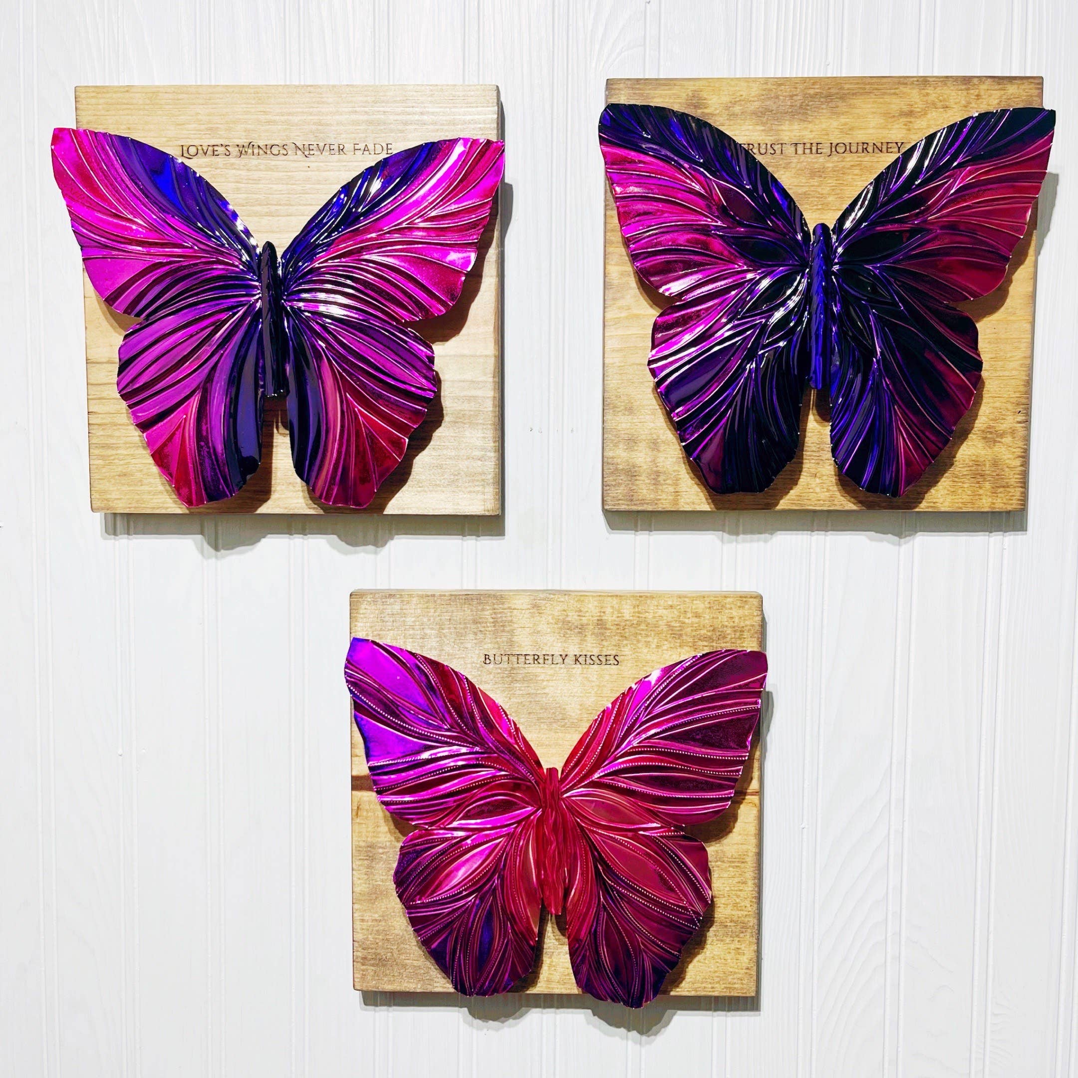 Timber Lane Studio - Wholesale Wall Accent - Mounted Copper Butterfly7