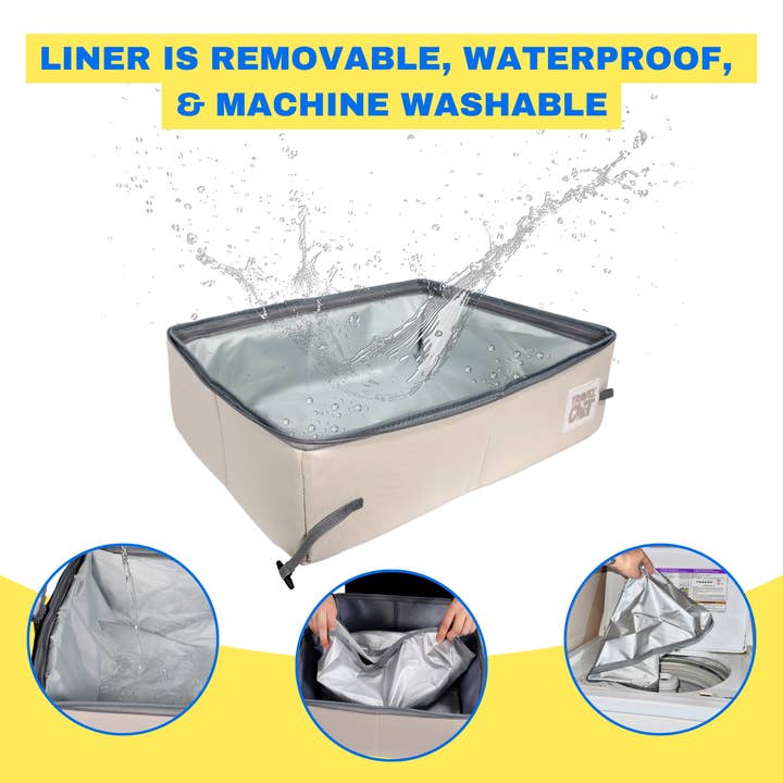 Travel Cat Wholesale - Wholesale Pet Carrier - Cat - "The Porta-Pawty+" Covered Travel Litter Box - Portable Bathroom for Cats6