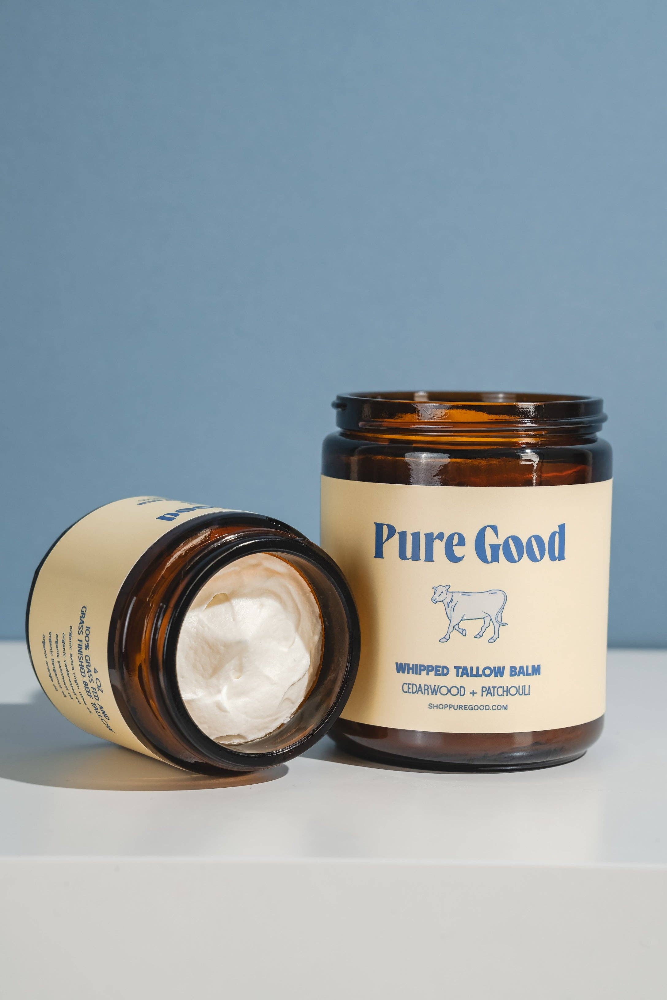Pure Good - Wholesale Body Balm/Butter - Cedarwood + Patchouli Whipped Tallow - Firming & Balancing4