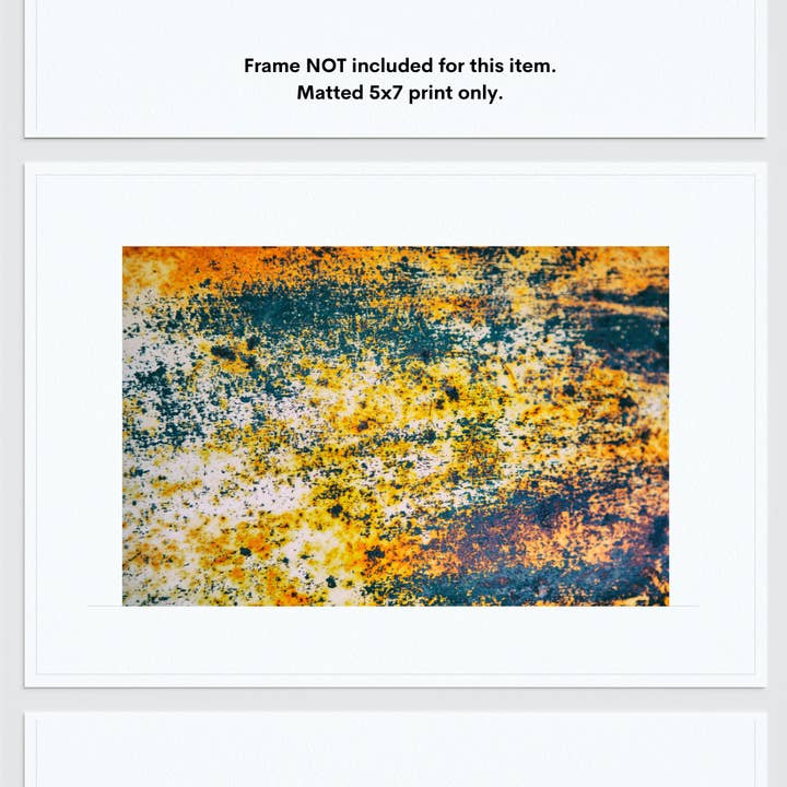 Color Fine Art Matted Photograph of a Rust for wholesale by Alexis Arnold Photography