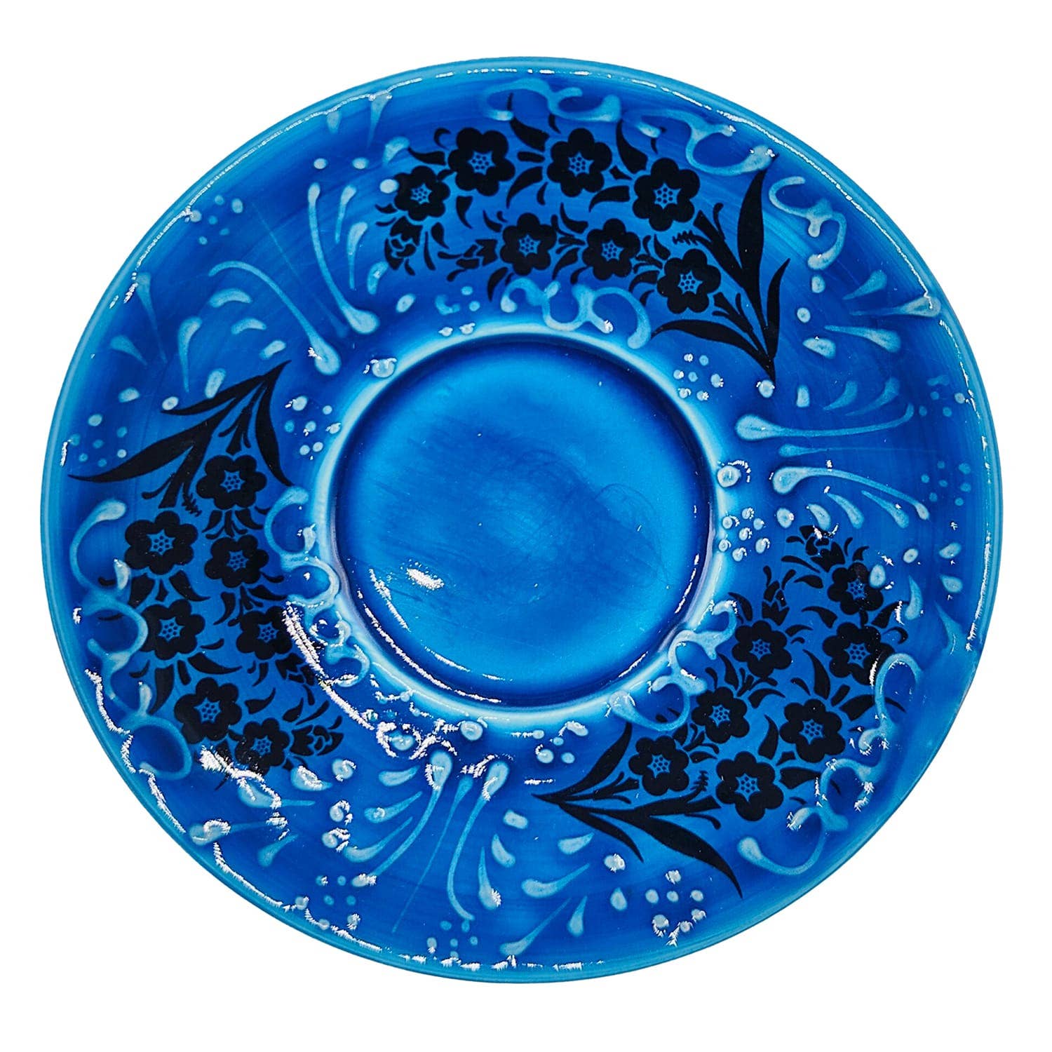 Etnico del Mondo - Wholesale Coffee/Tea Cup - Pair of Ethnic Turkish Cups with Decorated Saucer #23