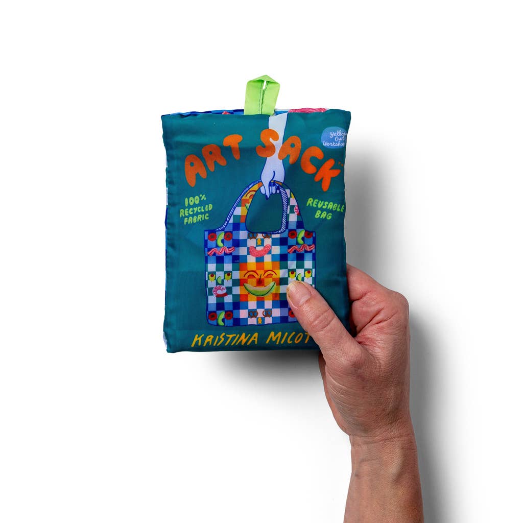 Yellow Owl Workshop - Venta al por mayor Bolsas de la compra - Picnic Art Sack® de Kristina Micotti, bolsa reutilizable2