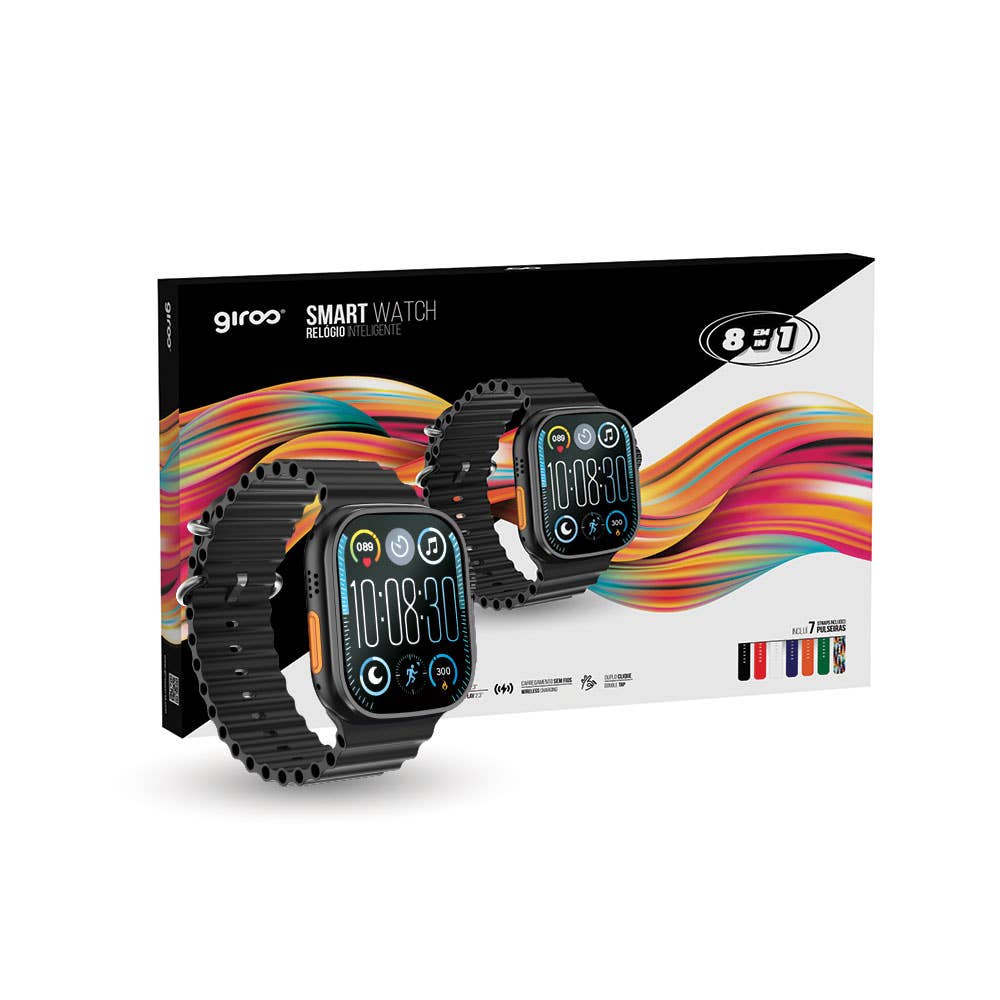 AJ Aguiar - Wholesale Wrist Watch - Kids - Giros Smart Watch + 7 Bracelets 8 In 11