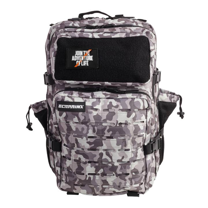 Taktisk Ryggsäck V2 45L All In Svart och Vit Kamouflage för wholesale av Elitex Training