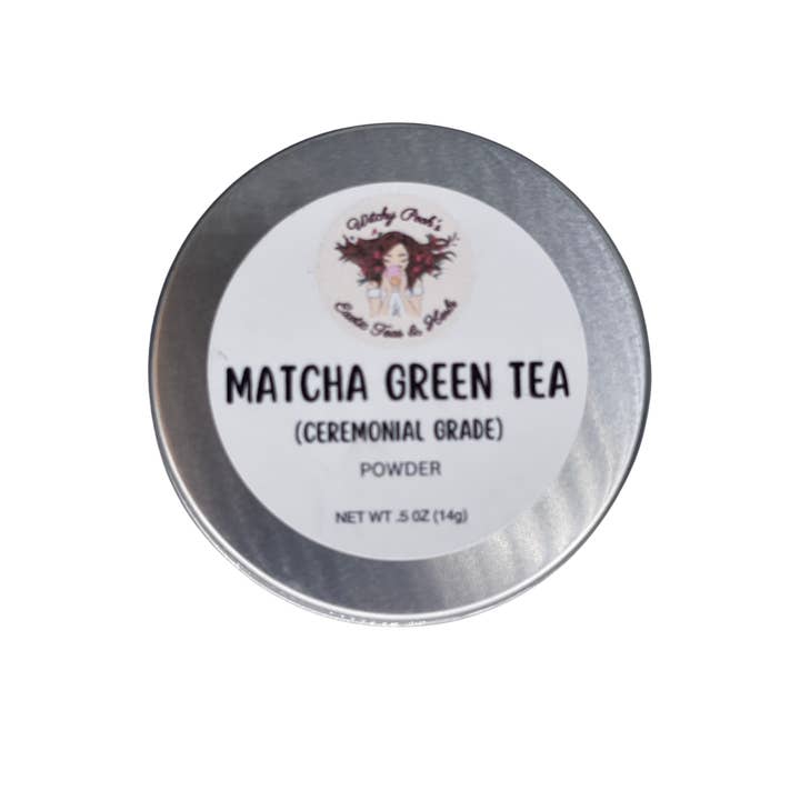 Witchy Pooh's Exotic Teas & Herbs - Wholesale Health/Detox Tea - Matcha Green Tea Powder, Ceremonial Grade, High Quality