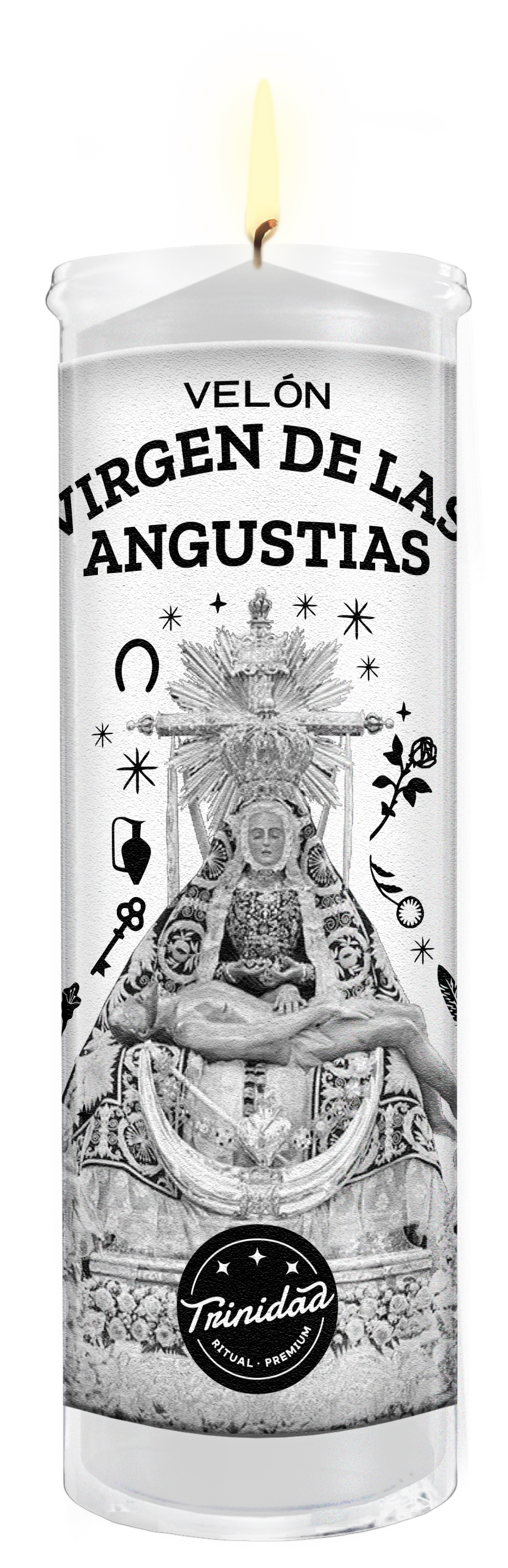 trinidad - Wholesale Votive Candle - Virgen de las Anguitas basic candle0