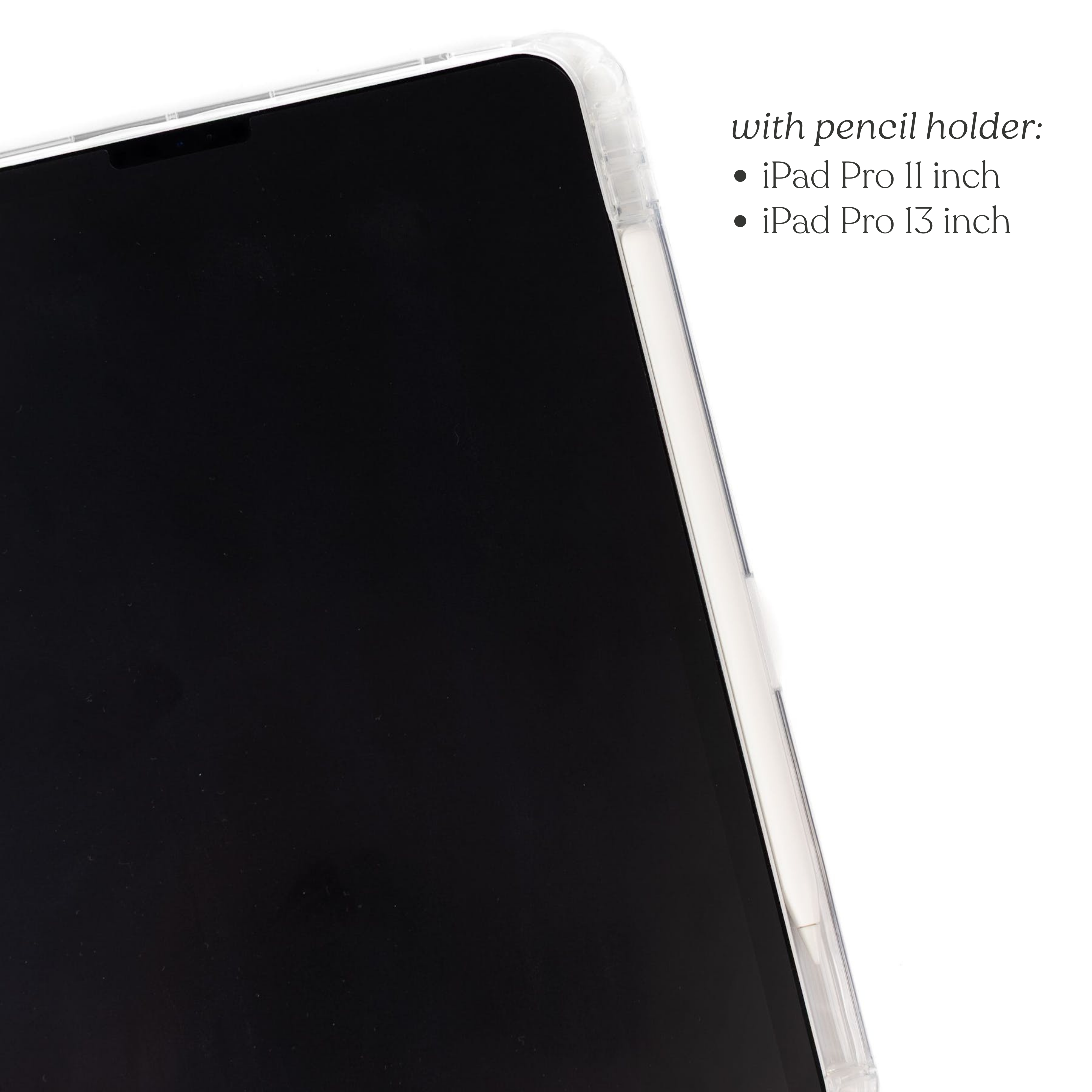 Elyse Breanne Design - Wholesale Laptop/Tablet Case - Unisex - Pressed Floral Clear Back iPad Case5