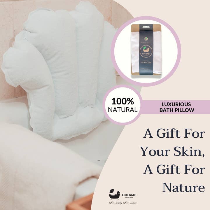 Eco Bath London - Wholesale Spa/Therapy Pillow - Eco Bath London Bath Pillow - Waterproof Bathtub Pillow for Head & Neck6
